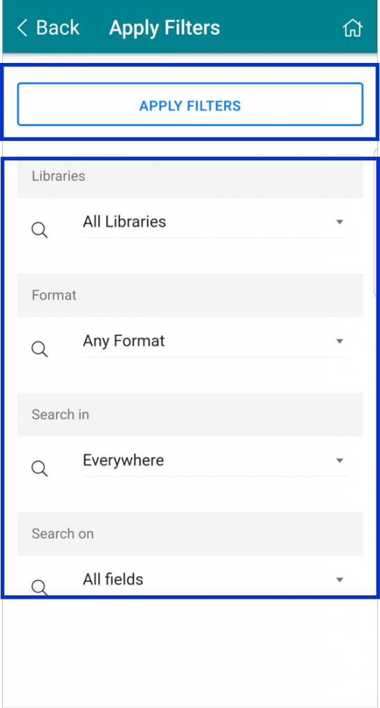 Search filters