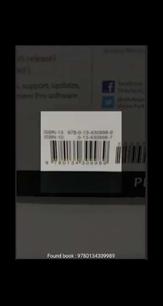Scan ISBN Barcode with camera